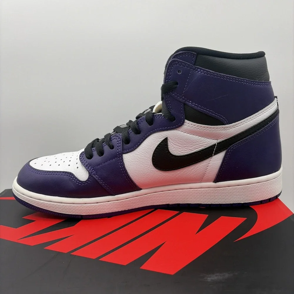 Size 12 - Jordan 1 Retro OG High Court Purple 2.0 (555088-500)